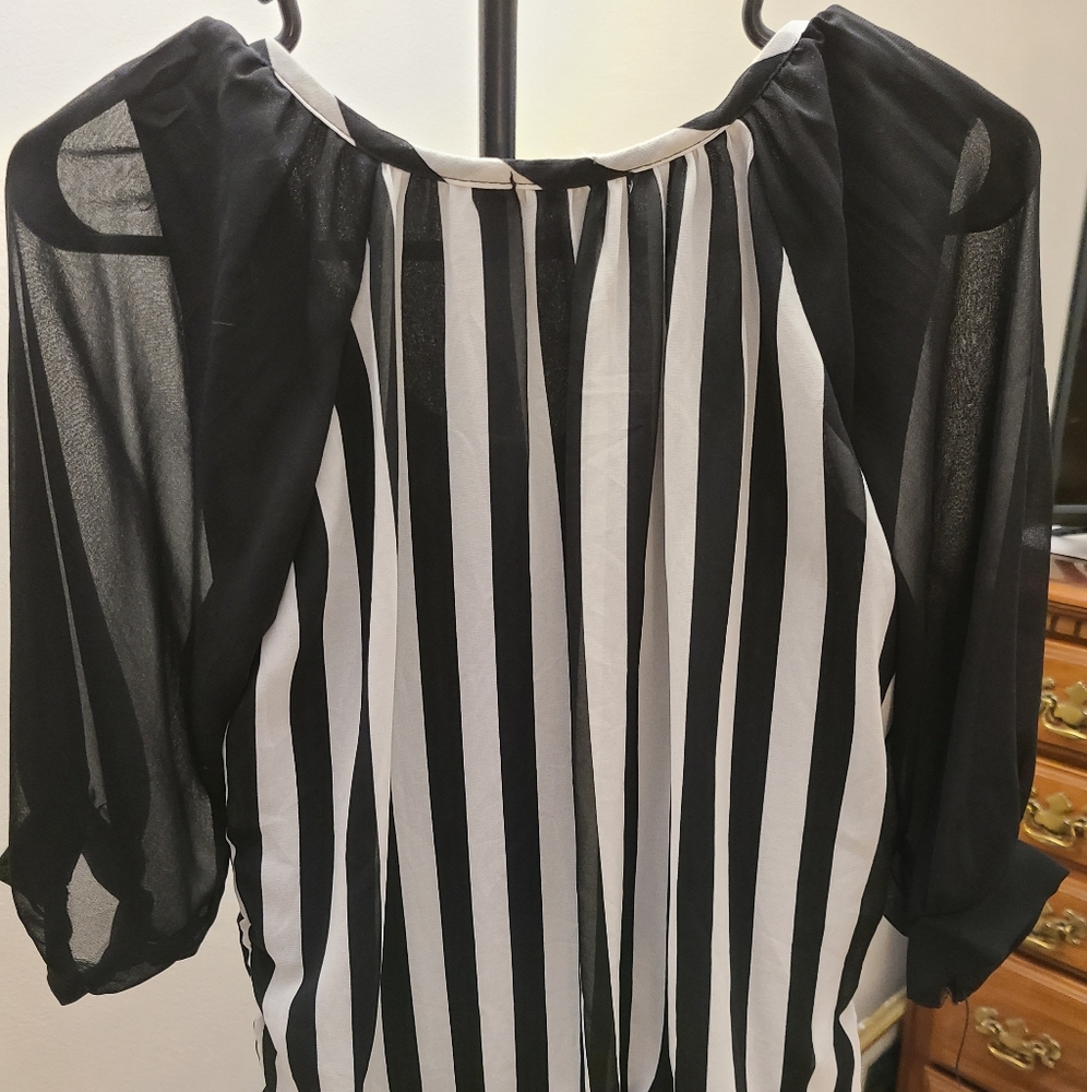 Stripe color dress